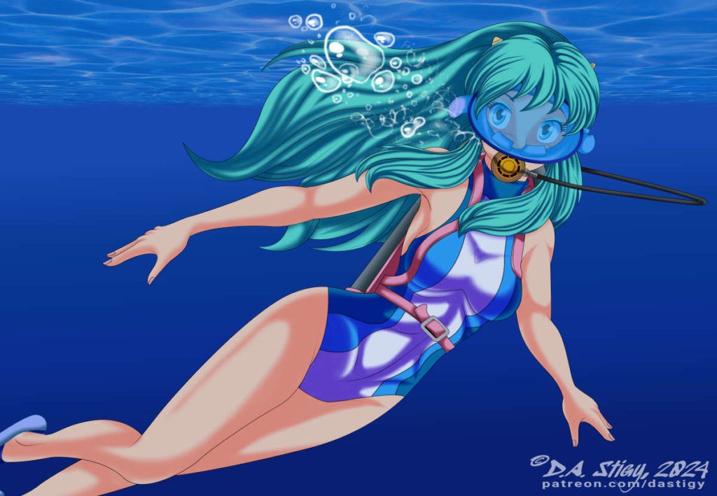 Lum, Scuba diving